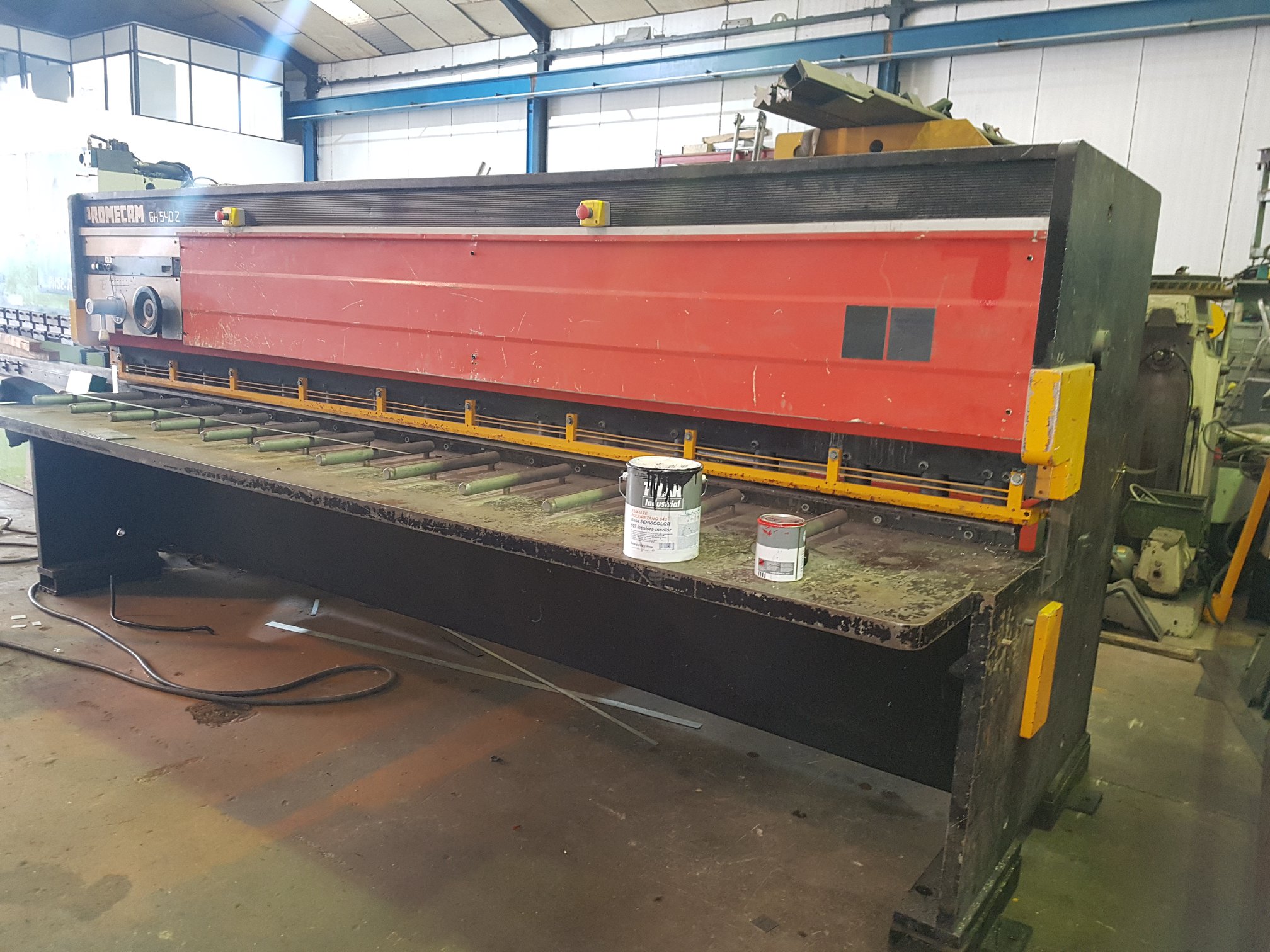 Cizalla PROMECAM antes del retrofit